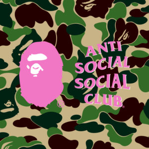 【APE】ストリートブランド「A BATHING APE®」とロサンゼルス発のブランド「ANTI SOCIAL SOCIAL CLUB®」が3度目のコラボレーションを発表!